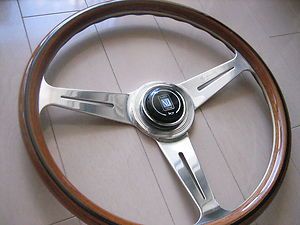 Nardi Wood Steering Wheel Porsche Alfa chevy Datsun de tomaso Morris 