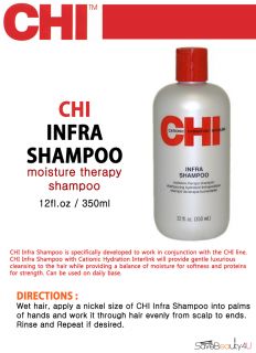 CHI Infra Shampoo Moisture Therapy Shampoo 12 oz
