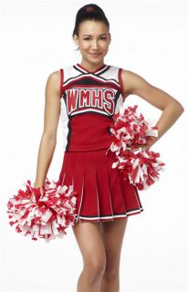 F94 Ladies Cheerleader School Girl Fancy Dress Uniform Party Costume 