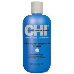 Chi by Farouk Ionic Color Protector System 1 Shampoo Sulfate Free 12 