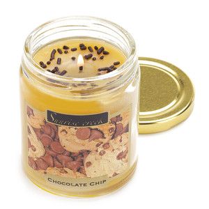 Chocolate Chip Cookie Scent Candle Soy Blend Wax Jar New