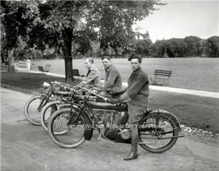 RARE Vintage Indian Chief Scout Motorcycles 1910 Photo American Made 