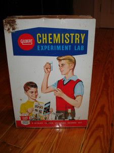 VINTAGE ANTIQUE A C GILBERT CHEMISTRY LAB TOY SCIENCE EXPERIMENTS