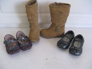   Little Boots OshKosh and Cherokee Shoes Lot Size 5 Toddler EUC