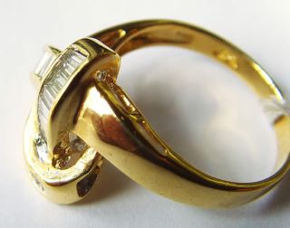 Diamond Ring 0 60 Carats TW 18K Yellow Gold w Appraisal