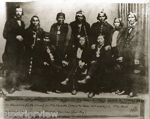 Chippewa Chiefs of Lake Superior Ojibwa Chiefs 1860s Great Photo