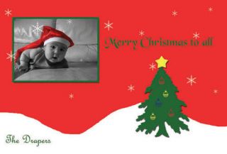 Custom Personalized Digital Christmas Card Holiday Printable 6 x 4 