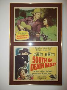   Columbia Pictures Gene Autry / Charles Starrett Movie Posters RARE