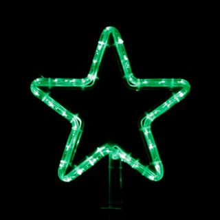 LED Star Christmas Tree Topper Rope Light Decoration Indoor Outdoor 