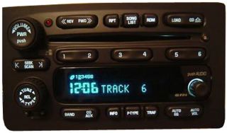   2005 GMC Envoy Factory Stereo 6 Disc Changer CD Player Radio