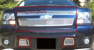 07 08 09 10 Chevy Tahoe Avalanche Suburban Steel Mash Grille Grill 
