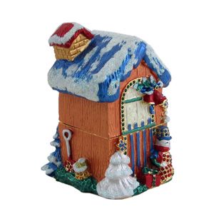 Gingerbread House Trinket Jewelry Box Bejeweled Christmas Holiday 