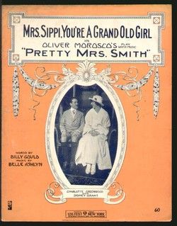   Youre A Grand Old Girl 1914 CHARLOTTE GREENWOOD Vintage Sheet Music