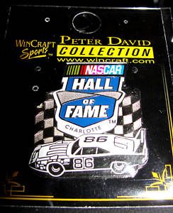 NASCAR Hall of Fame Charlotte 86 Car 2010 Pin