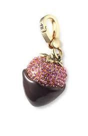 Juicy Couture Chocolate Covered Strawberry Charm For Bracelet Necklace 