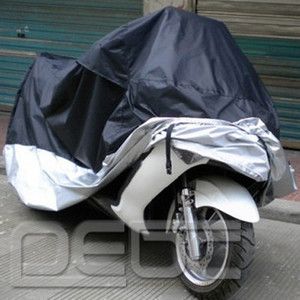 Motorcycle Cover XL 265 105 127cm waterproof Rain Cover UV Protective 