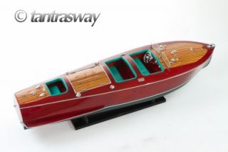 Chris Craft Triple Cockpit 32 inches Wooden Model Boat