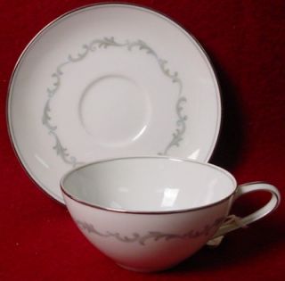 Noritake China Chaumont 6008 Pattern Cup and Saucer Set