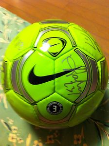    Wizards Signed Autographed Soccer ball Tony Meola Chris Klein Garcia