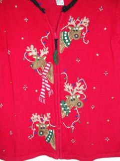   Gone Wild Ugly Christmas Sweater Contest Mens Womens s w Bell