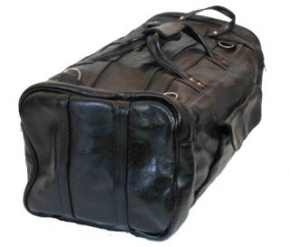 Border Leather Chula Vista Large Carry on Genuine Leather Duffel Bag 