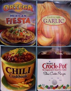 Shaped Cookbooks Oretga Mexican Garlic Chili Crockpot