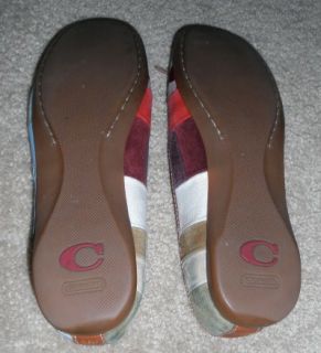   Flats Size 8 5 Ladies Leather Suede Patchwork Christa Style