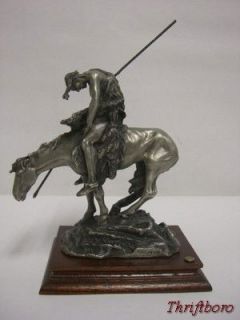 Chilmark Pewter The End of The Trail James Earle Fraser Inspired 
