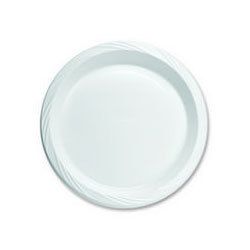 Chinet 82210 Popular Choice 10 25 Lightweight White Plastic Plates 