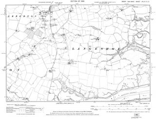 Abberton Langenhoe Pete Tye Essex Map 1925 47 NE