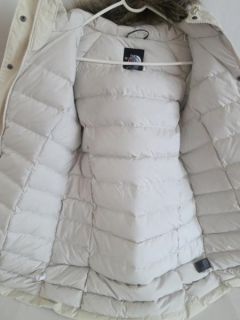 North Face Womens Brooklyn Jacket Waterproof Down White M Medium $299 