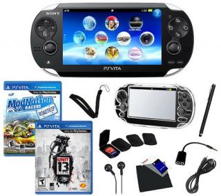 PS Vita 2 Game Bundle with Wi Fi and Accessories — 