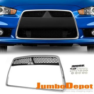 Chrome Front Bumper Fender Grille Grill 1P Hot For Mitsubishi 2008 