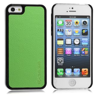 Chromo Inc. SnapOn Case for Apple iPhone 5 Leather Back Green Shell