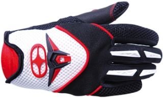 No Fear Proton Gloves   White/Red 2012
