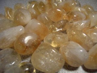 ll Be Receiving 1 Smaller Sized Medium (Md/Sm) Citrine Tumbled Stone