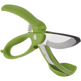  Toss and Chop Cutters Knife Chopper Lime Green Onion Brand New