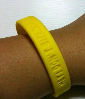 Mosquito Insect Repellent Wristband Bracelet Yellow
