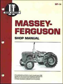 Massey Ferguson Repair Manual TO35 TO35 Diesel MH50 MF50 MHF202 MF202