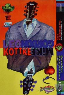 Mike Gordon Leo Kottke Fillmore Concert Poster Phish