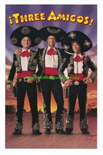 Three Amigos Movie Poster Adv Chevy Chase Steve Martin
