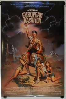 European Vacation 1985 Chevy Chase Original 1SHT Poster