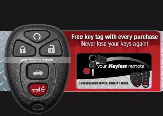 Chevy Pontiac Replacement Remote Key Keyless Entry Fob Malibu Cobalt