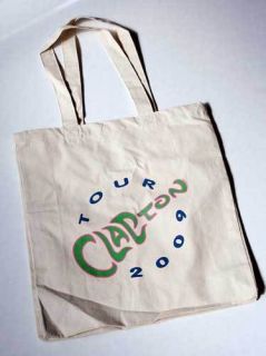 Eric Clapton 2009 Tour Canvas Tote Bag Shopping Bag