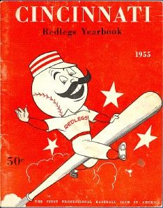 1955 CINCINNATI REDLEGS (REDS) YEARBOOK PROGRAM   ULTRA RARE MUST