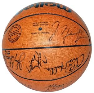 1992 Dream Team USA Autographed Signed Olympics Basketball Stockton
