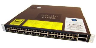 Cisco WS C4948 10GE E 4948 10GE Gigabit L3 Switch ENTSERVICESK9 iOS