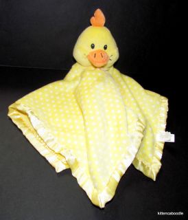 Yellow Polka Dot Chicken Duck? Breathe Easy Baby Security Blanket