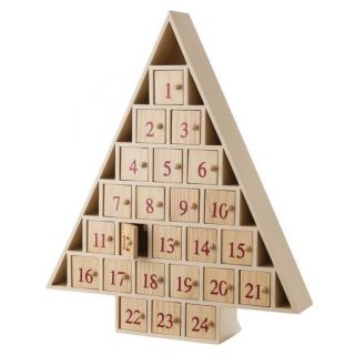 New Christmas Tree Shaped Advent Countdown Calendar