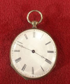 Antique Cylindre Huit Rubis Pocket watch